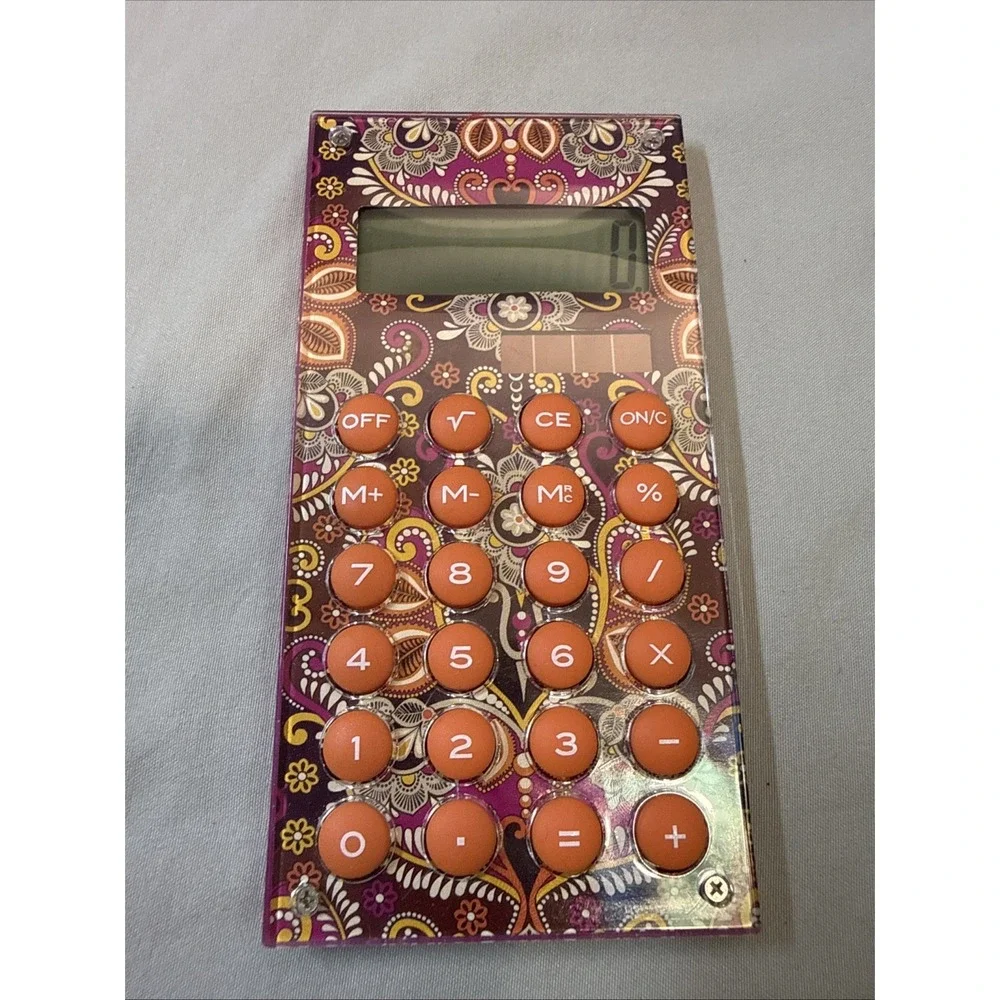 Vera Bradley Solar Powered Pocket Calculator in the 